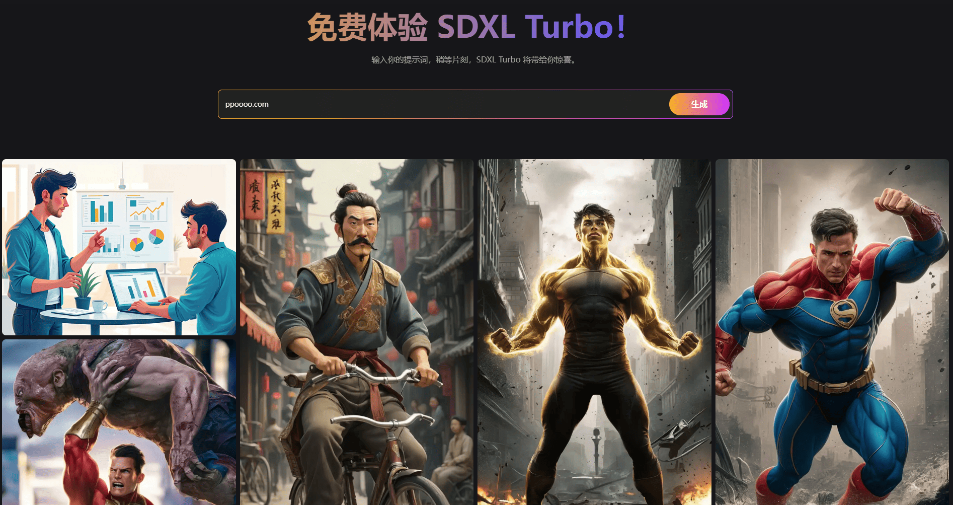 图片[1] - SDXL Turbo：在线 AI 图像生成器