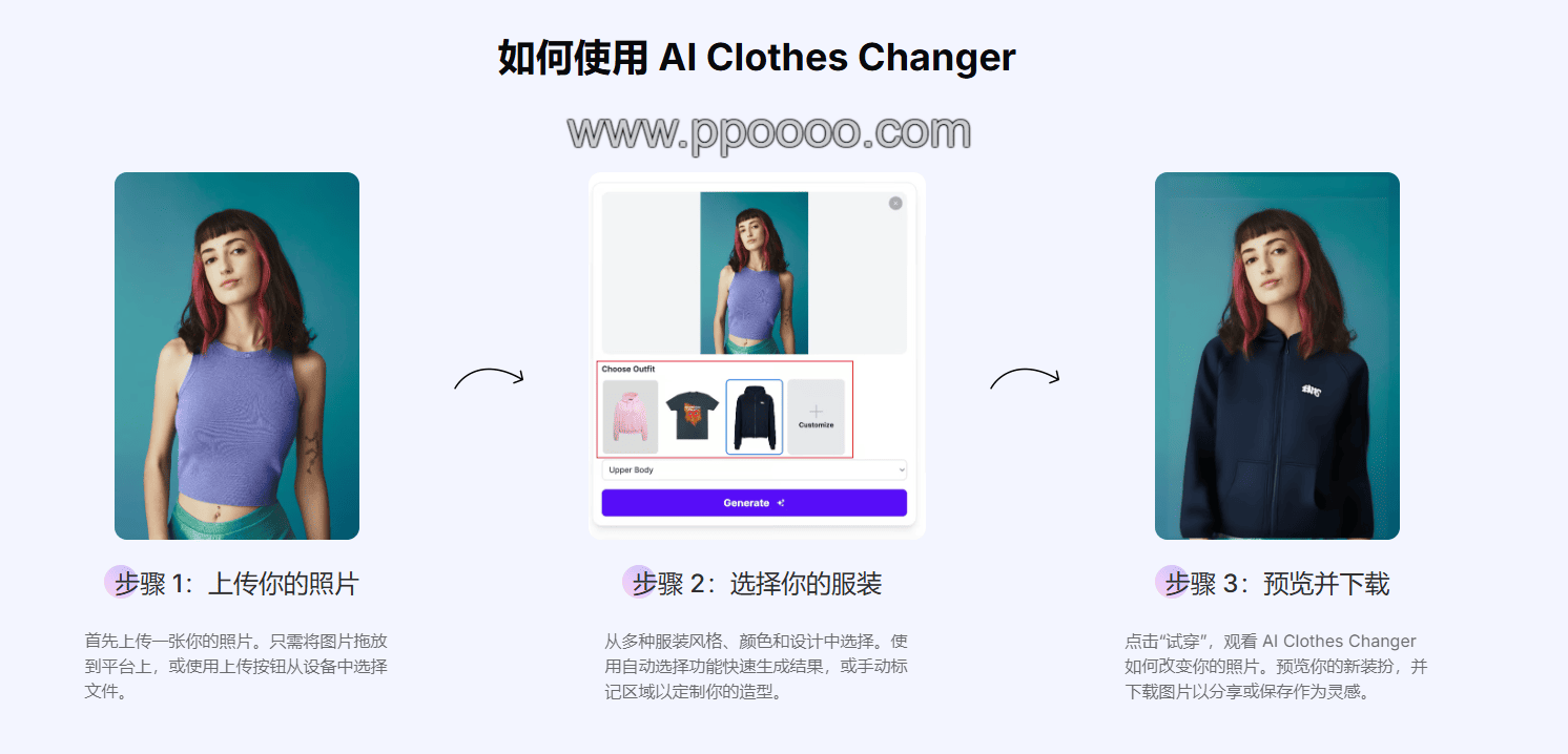 图片[1] - AI Clothes Changer：在线AI换装工具，轻松体验虚拟试穿